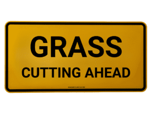 Grass Cutting Ahead